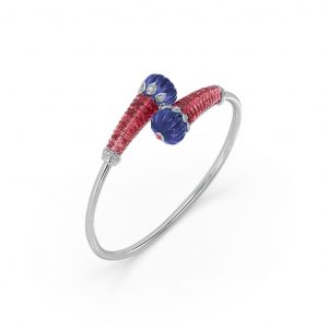 Tanzanite Ruby & Diamond Bracelet